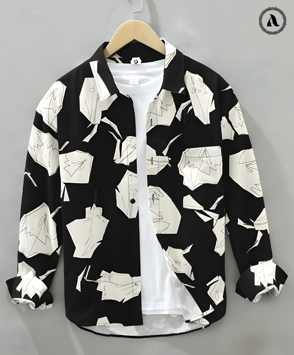 Full Sleeve Flare Digital Printed Shirt Collection For Modern Man