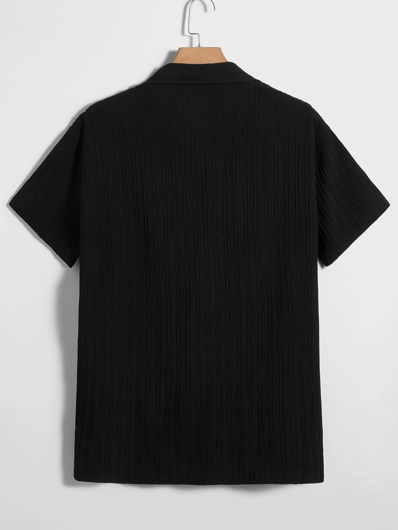 Cool and Comfortable: Black Half-Sleeve Shirt for Summer