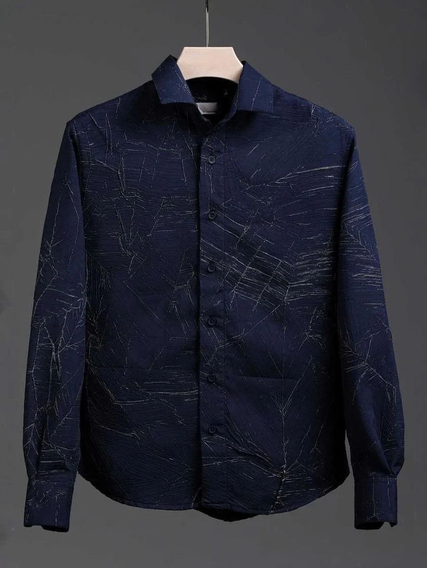 Classic Blue Leaf Shirts: Versatile and Modern