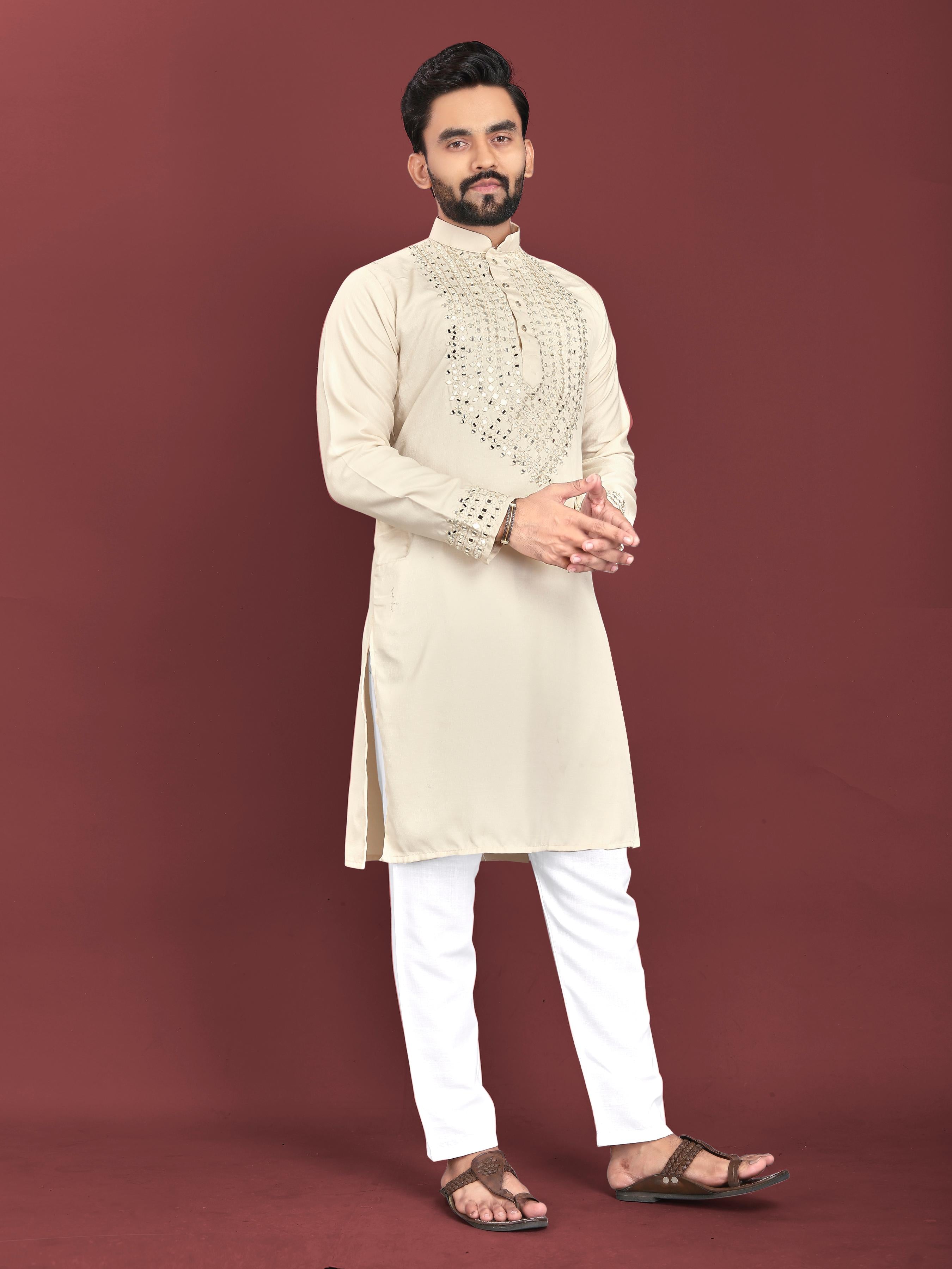 Kurta Royale: A Touch of Royalty with Kohinoor Charm