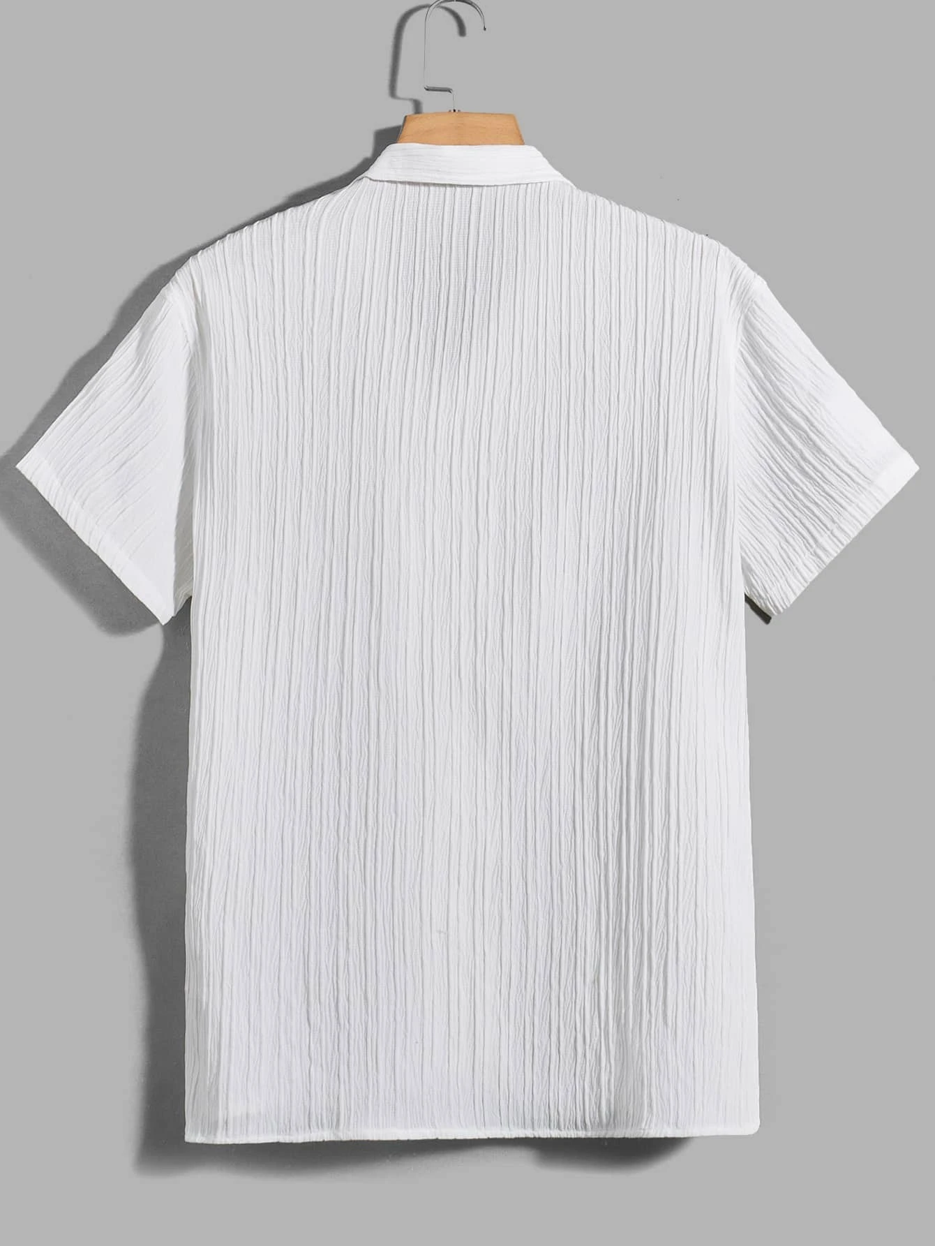 Relaxed Fit Maximum Comfort: White Half-Sleeve Casual Shirt