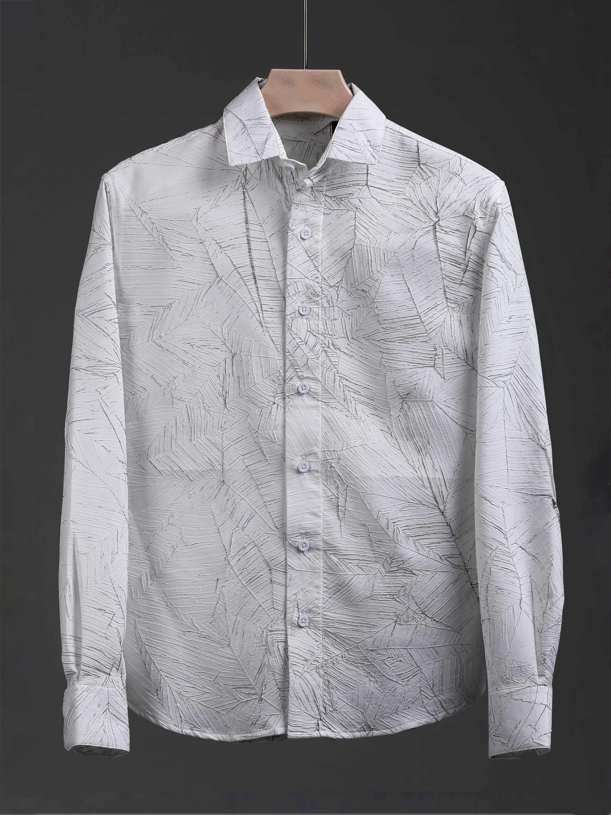 Crisp White Leaf Shirts: A Timeless Classic