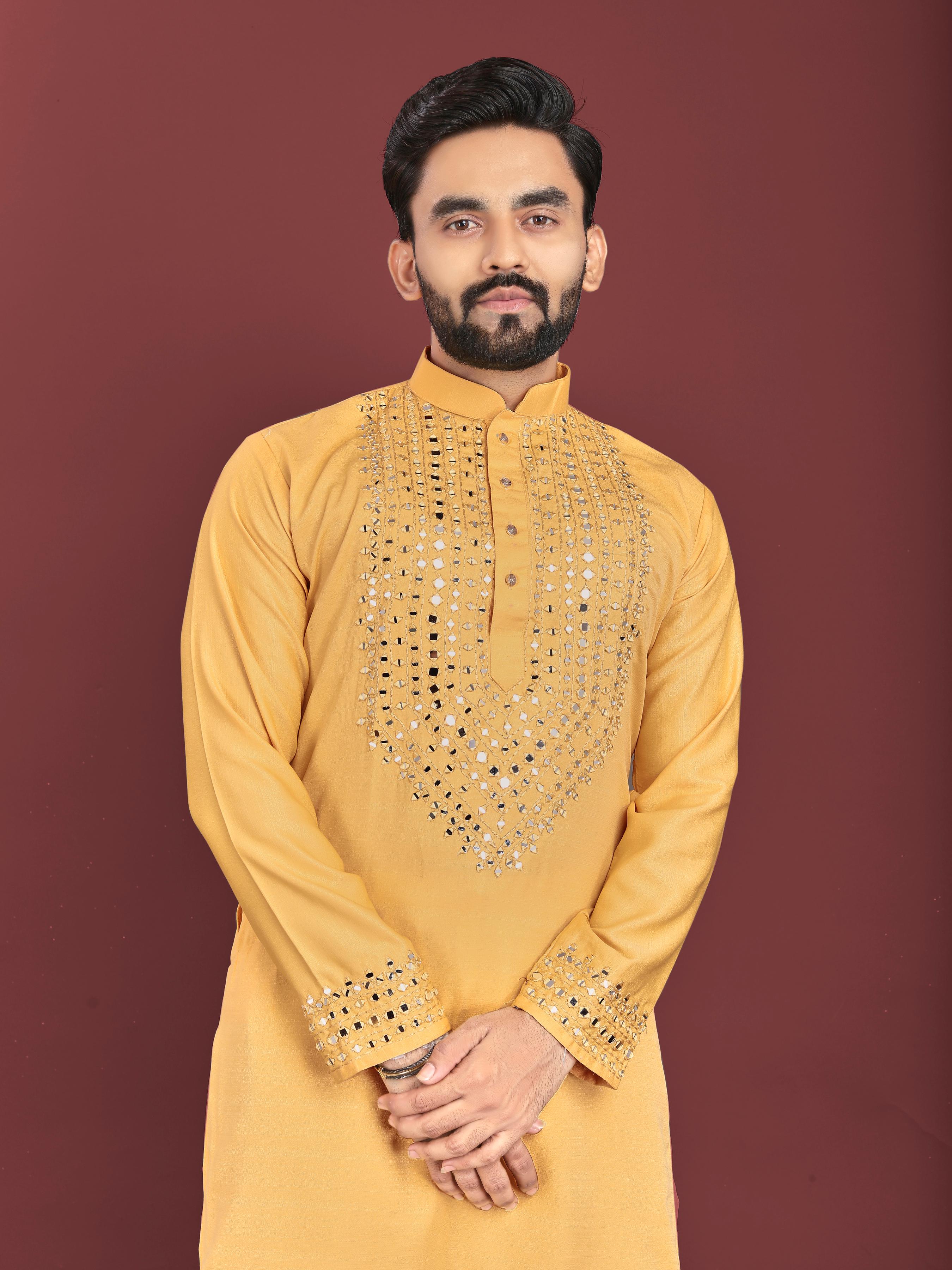 Kurta Majesty: A Regal Statement with Kohinoor Flair