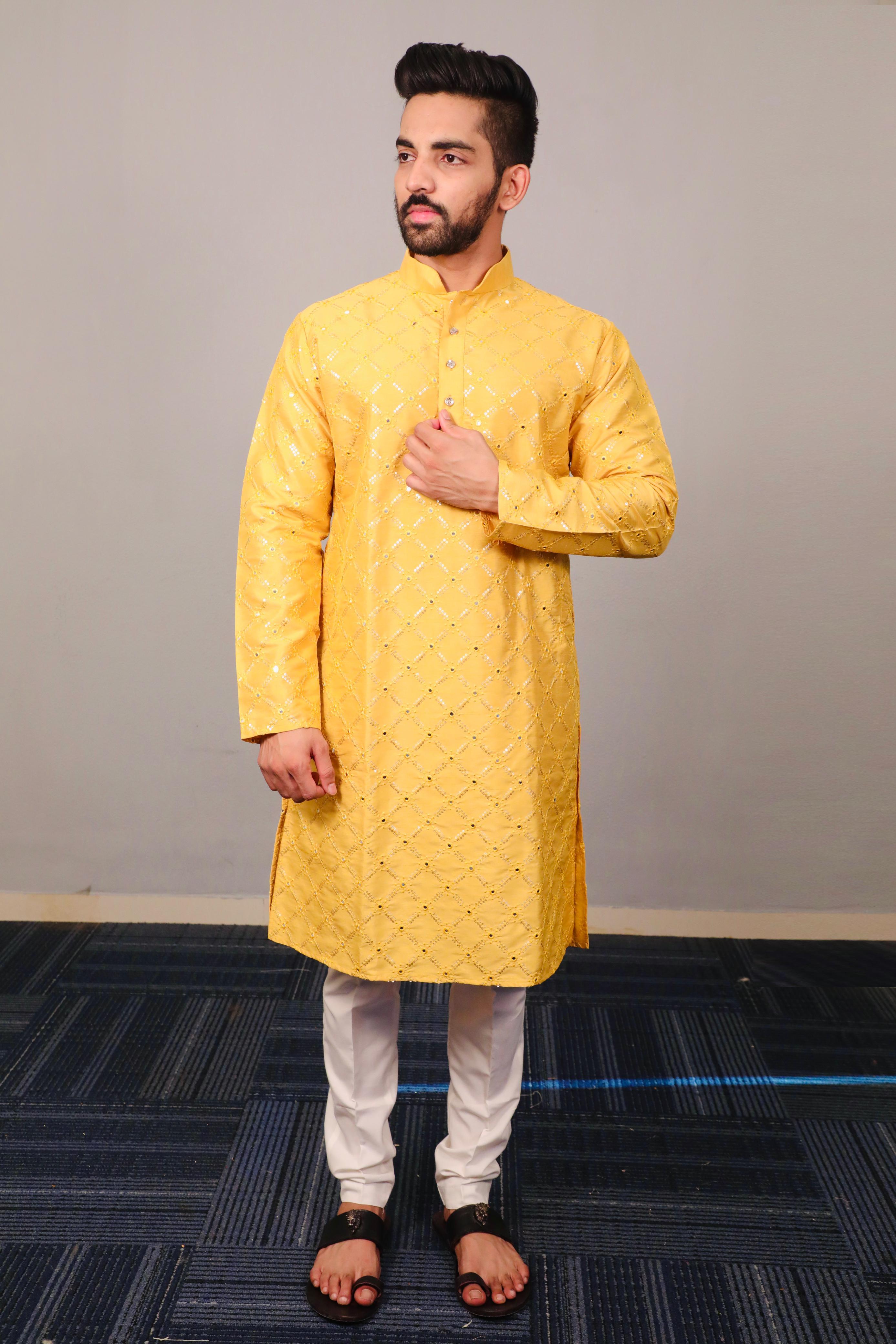 Mirror-Bright Nights: Evening Kurtas with Sparkling Mirrorwork