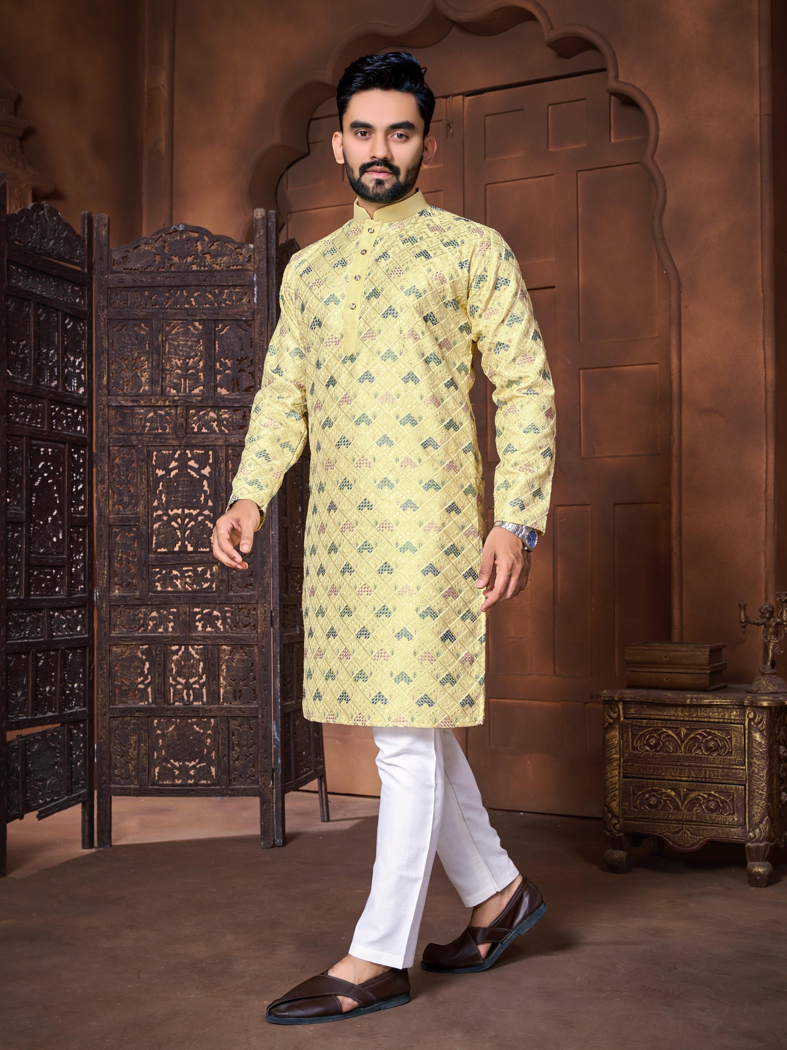 Comfort Meets Class: The Maharaja Cotton Kurta